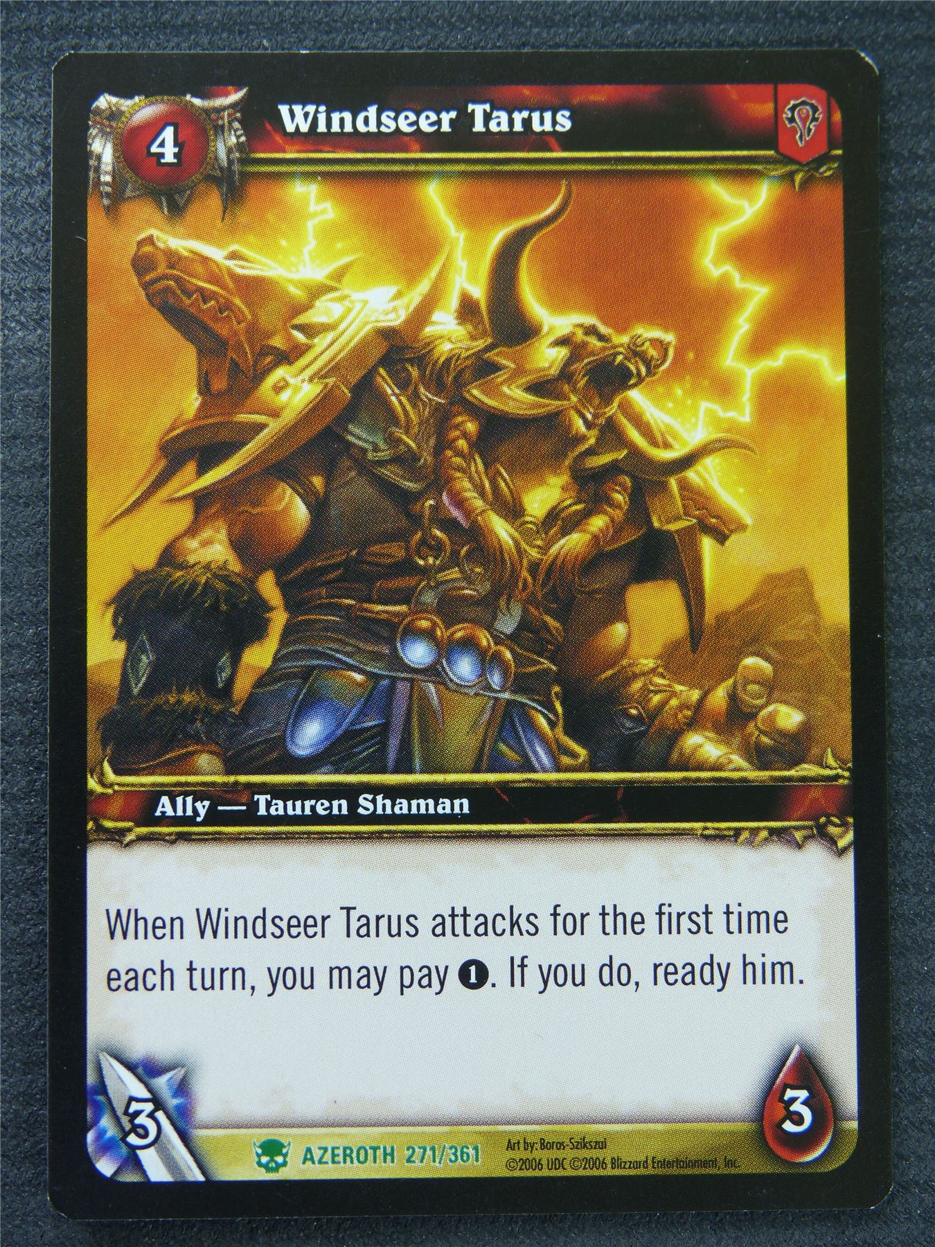 Windseer Tarus - Uncommon - World Of Warcraft #1EA