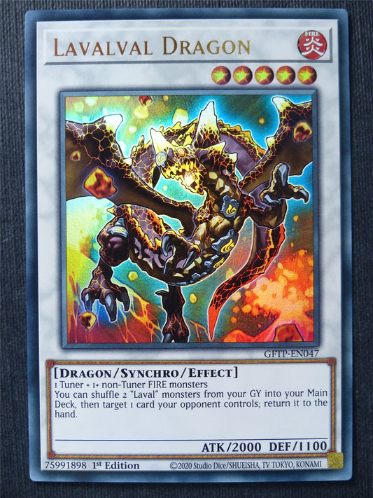 Lavalval Dragon GFTP Ultra Rare - 1st ed - Yugioh Cards #IA