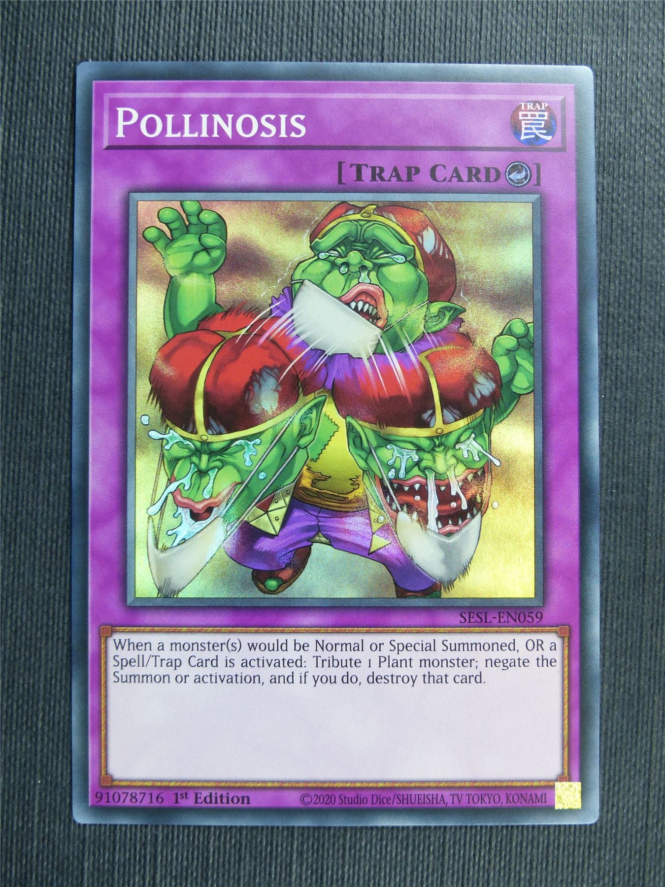 Pollinosis - SESL Yugioh Card