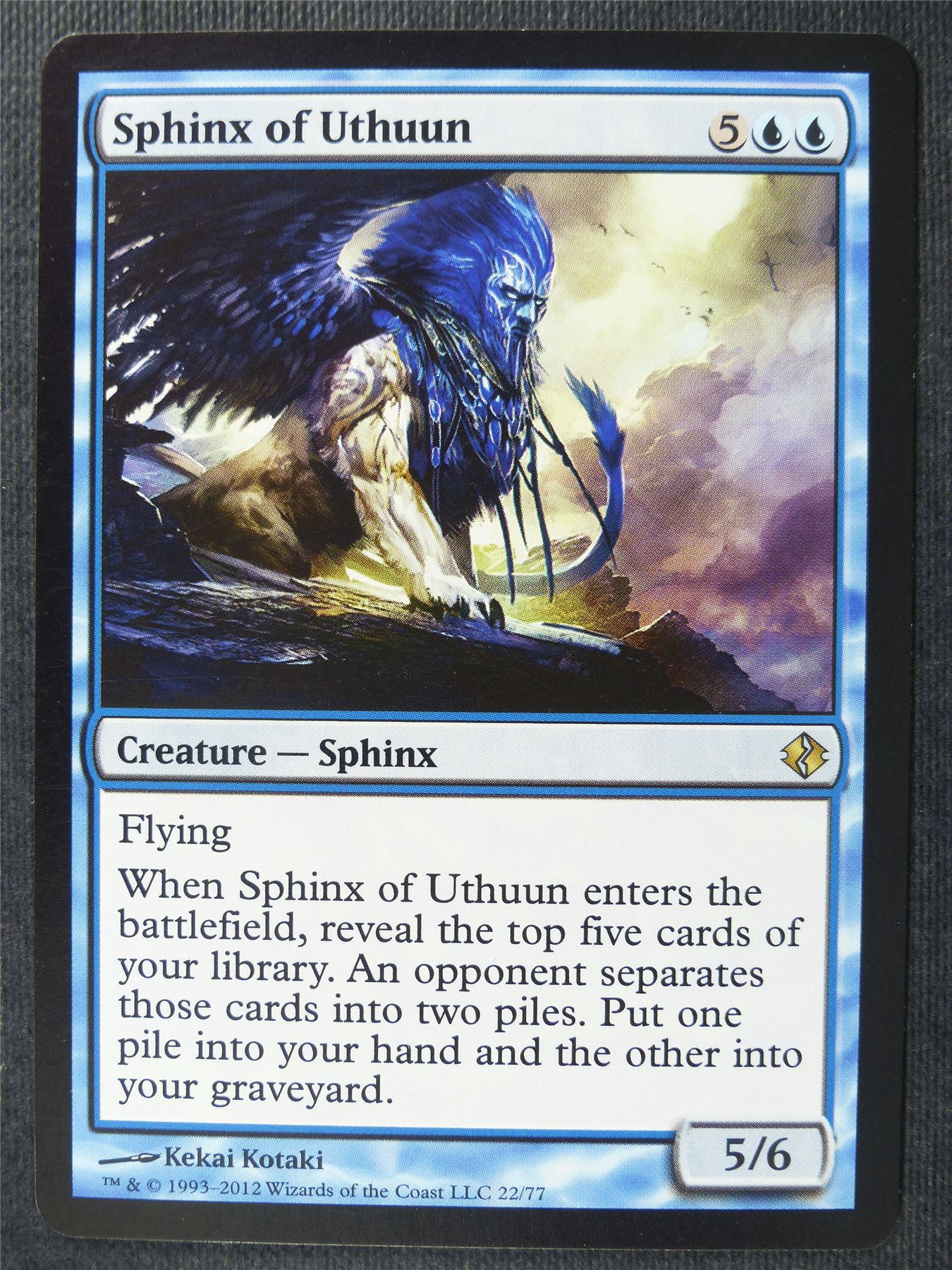 Sphinx of Uthuun - Mtg Card #1Q7