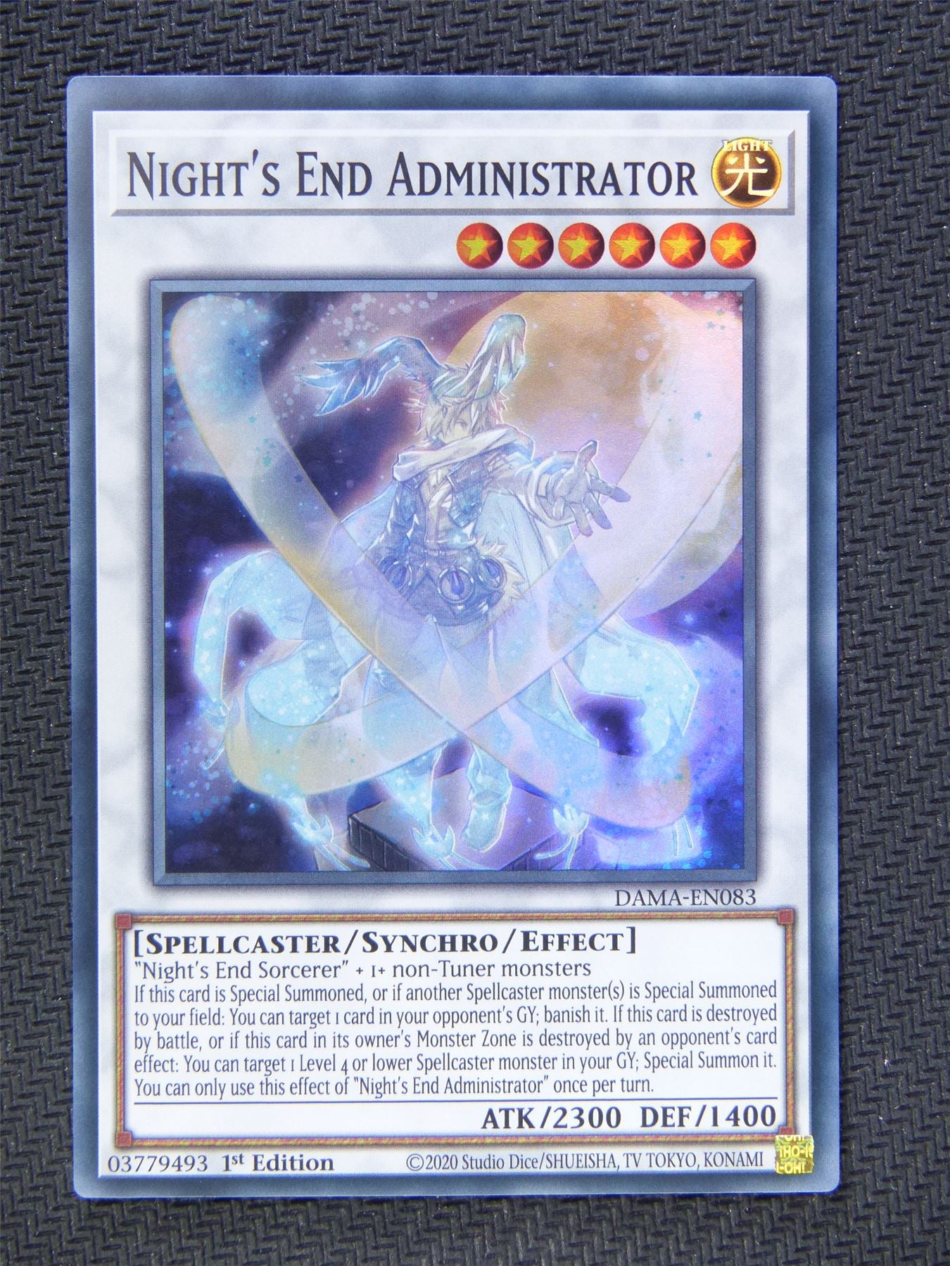 Nights End Administrator DAMA Super Rare - Yugioh Cards #5EB