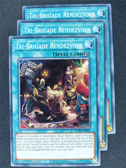 Tri-Brigade Rendezous x3 - Yugioh Cards #XU