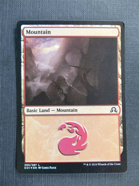 Mountain 293/297 Foil - Mtg Magic Cards #4CV