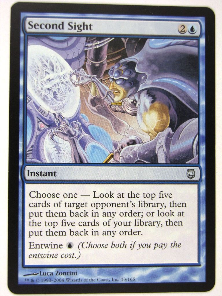 MTG Magic: the Gathering Cards: SECOND SIGHT: DST