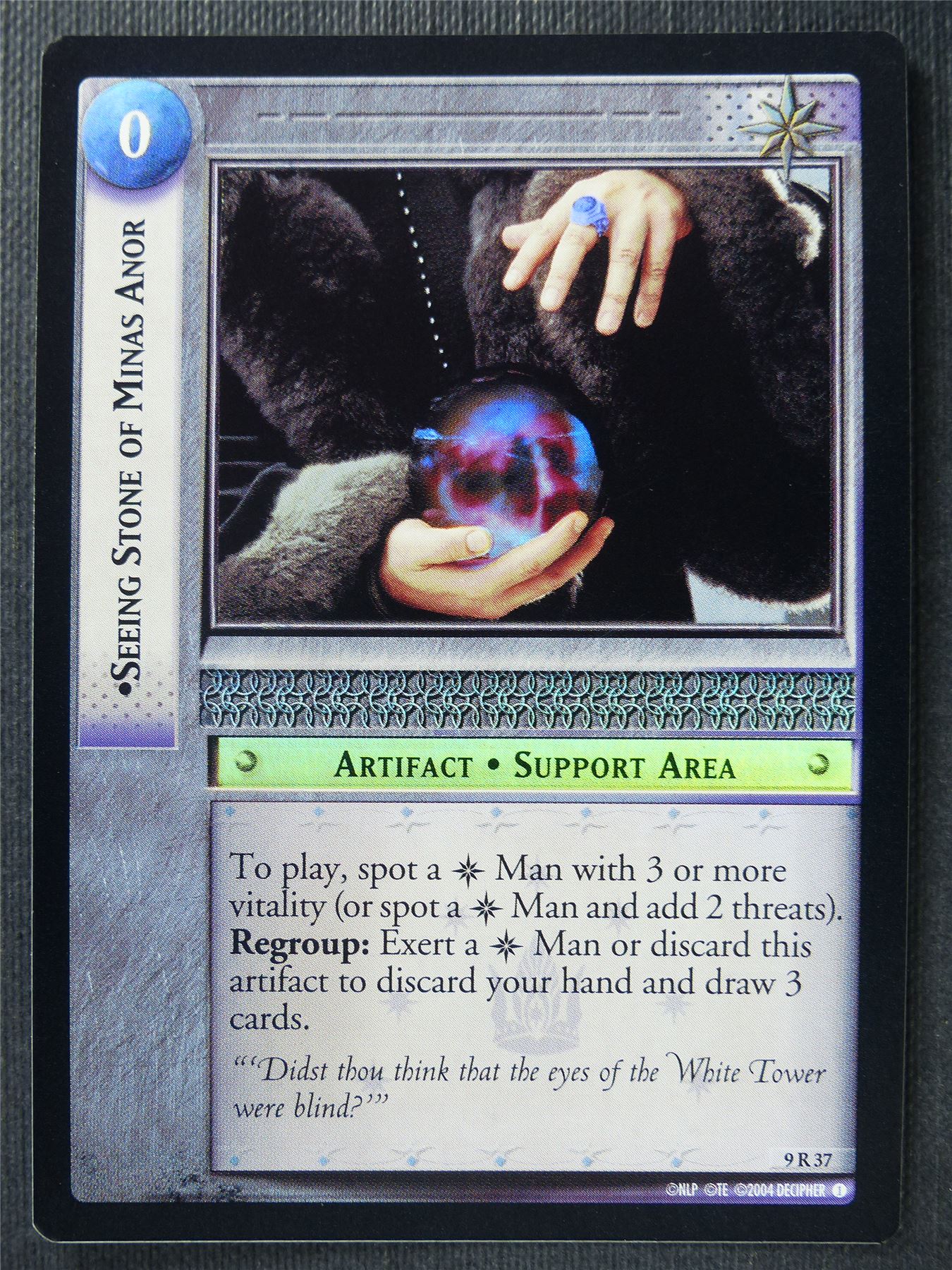 Seeing Stone of Minas Anor 9 R 37 Foil - LotR Card #3E0