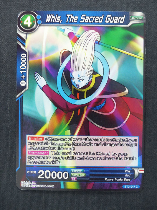 Whis The Sacred Guard - Dragon Ball Super Cards #WI