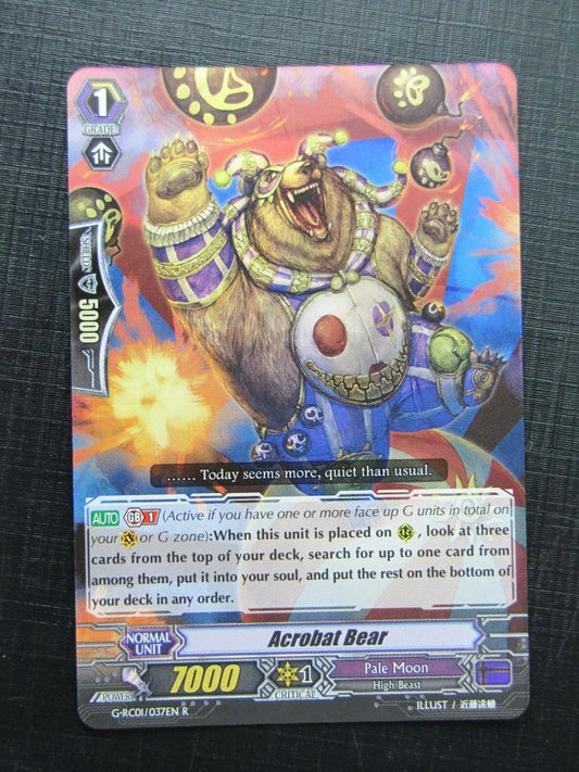 Vanguard Cards: ACROBAT BEAR G-RC01 R # 26B82