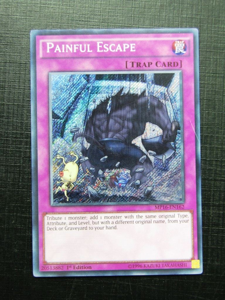 Yugioh Cards: PAINFUL ESCAPE MP16 SECRET RARE # 28I87