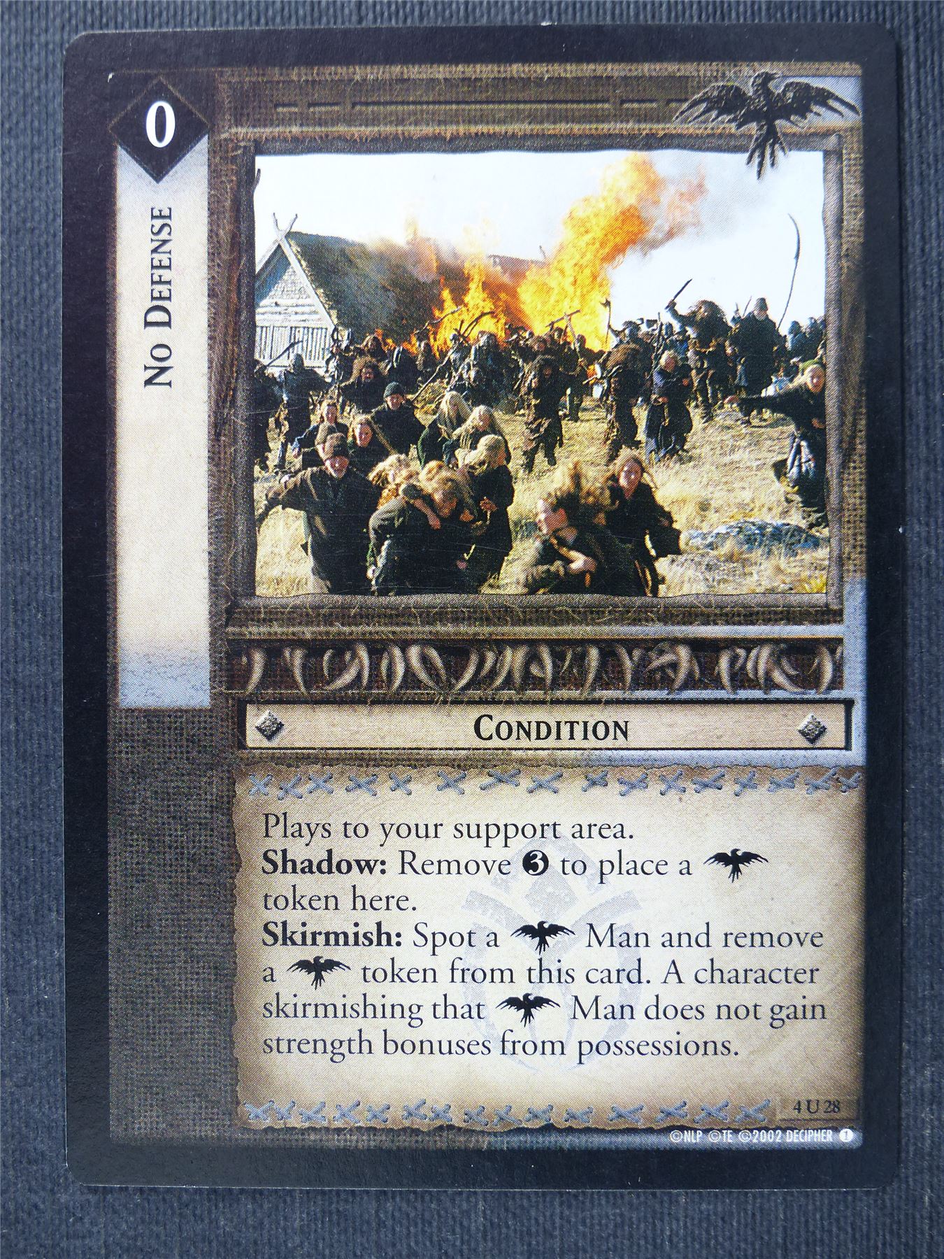 No Defense 4 U 28 - LotR Cards #2TZ