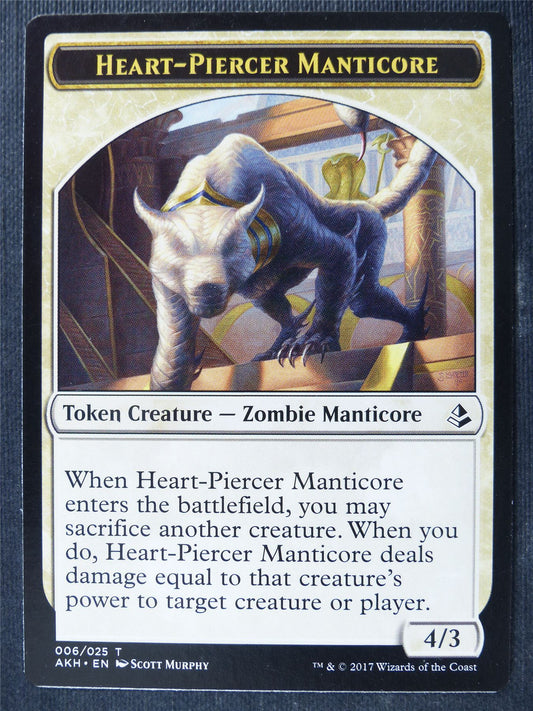 Heart-Piercer Manticore Token - Mtg Card #40Q