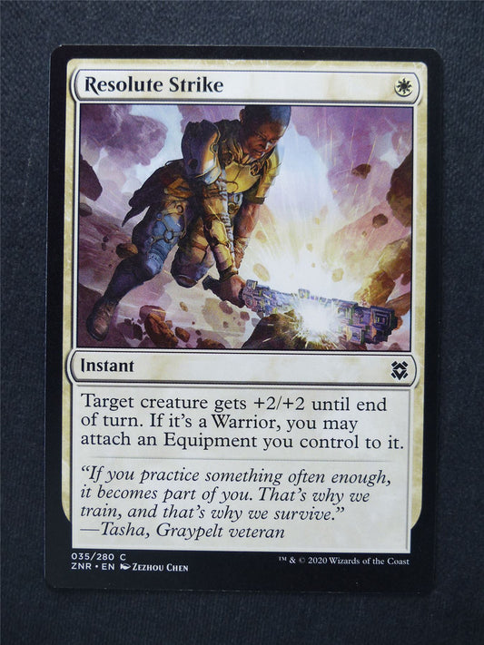 Resolute Strike - Mtg Magic Cards #WB