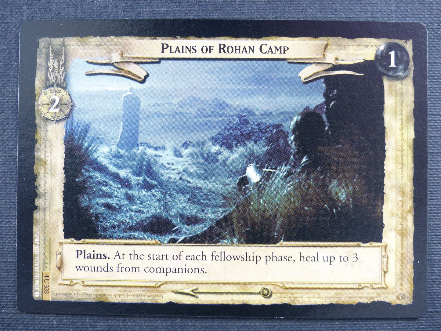 Plains of Rohan Camp 4 U 333 - LotR Cards #2XD