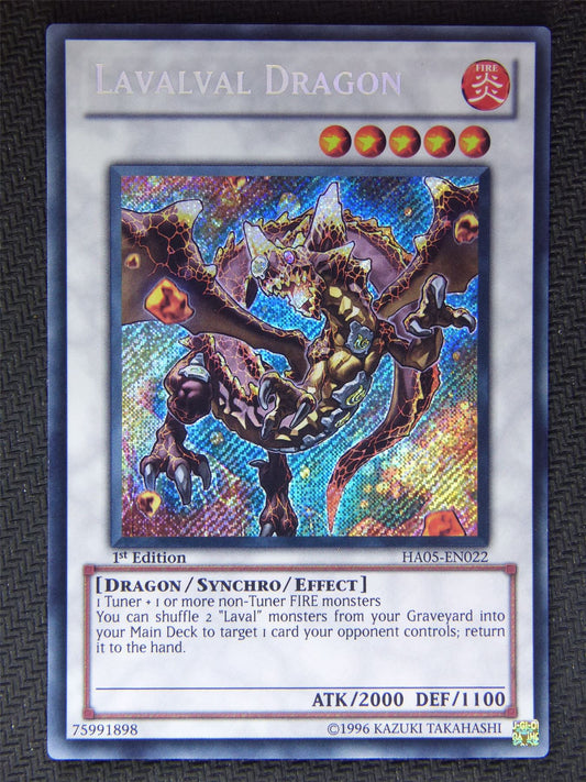 Lavalval Dragon HA05 - Secret Rare - Yugioh Card #633