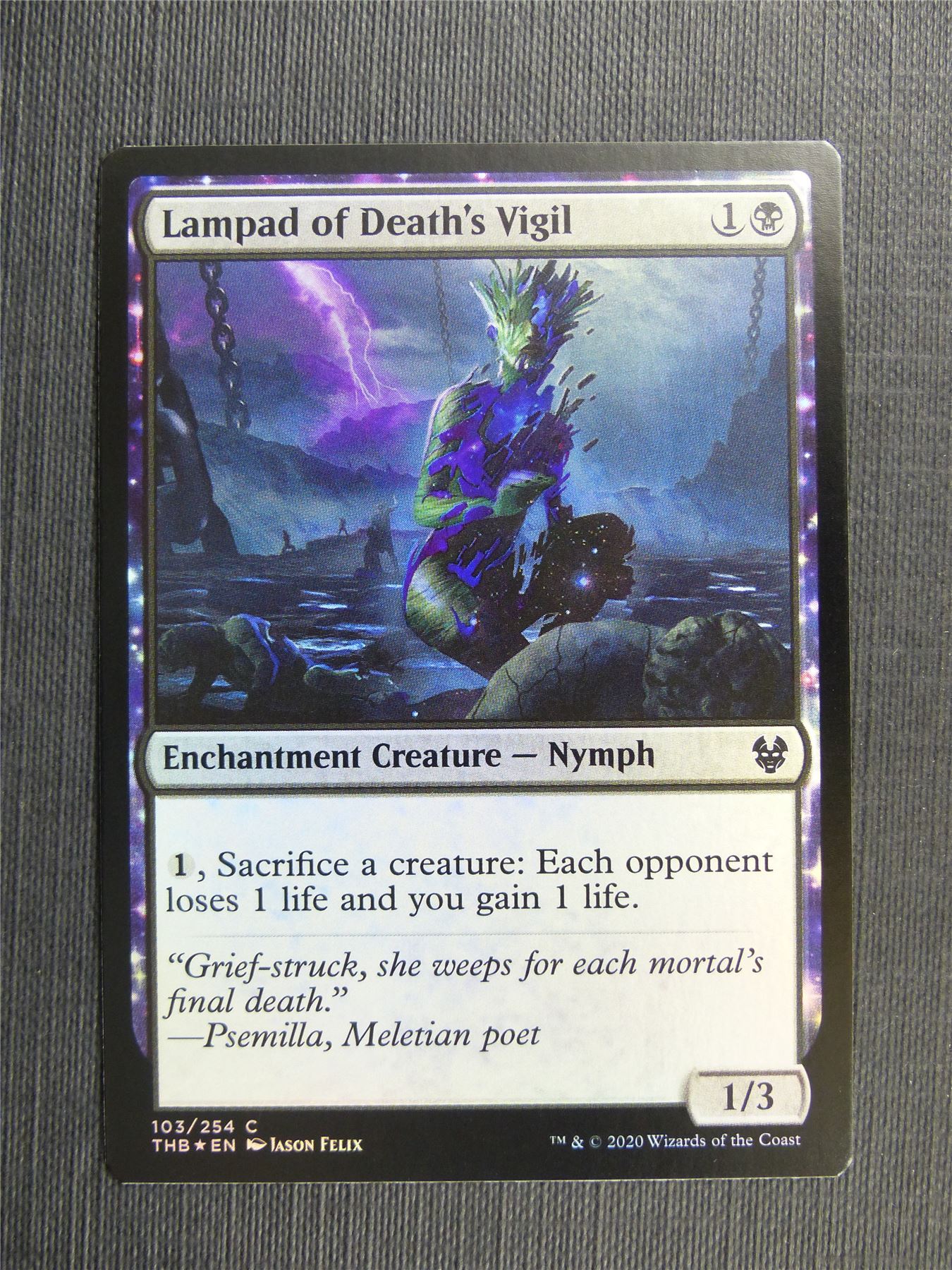 Lampad of Death's Vigil Foil - Theros Collector Ed - Mtg Magic Cards #3MA