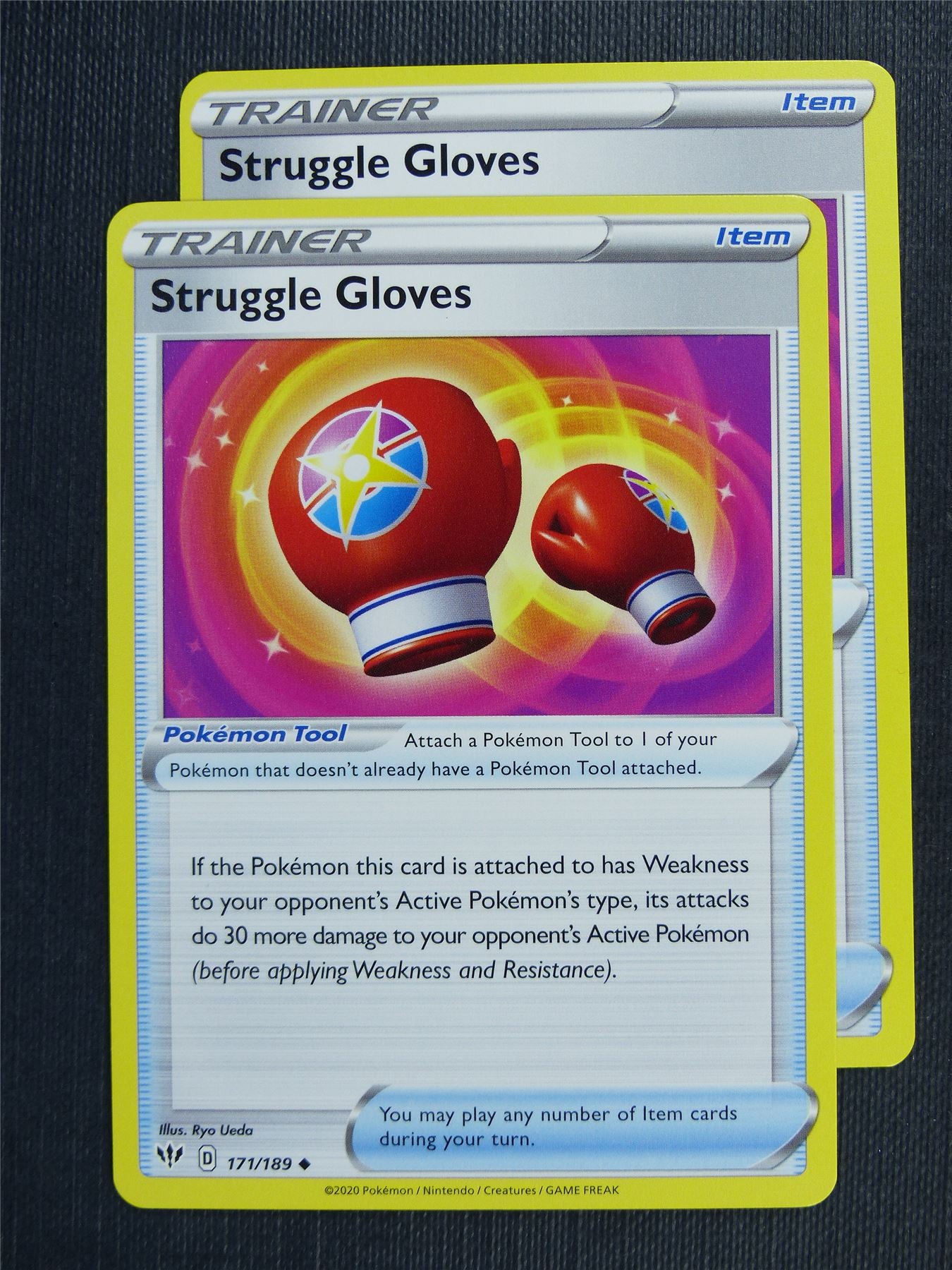 Struggle Gloves 171/189 x2 - DAA - Pokemon Card #3CX