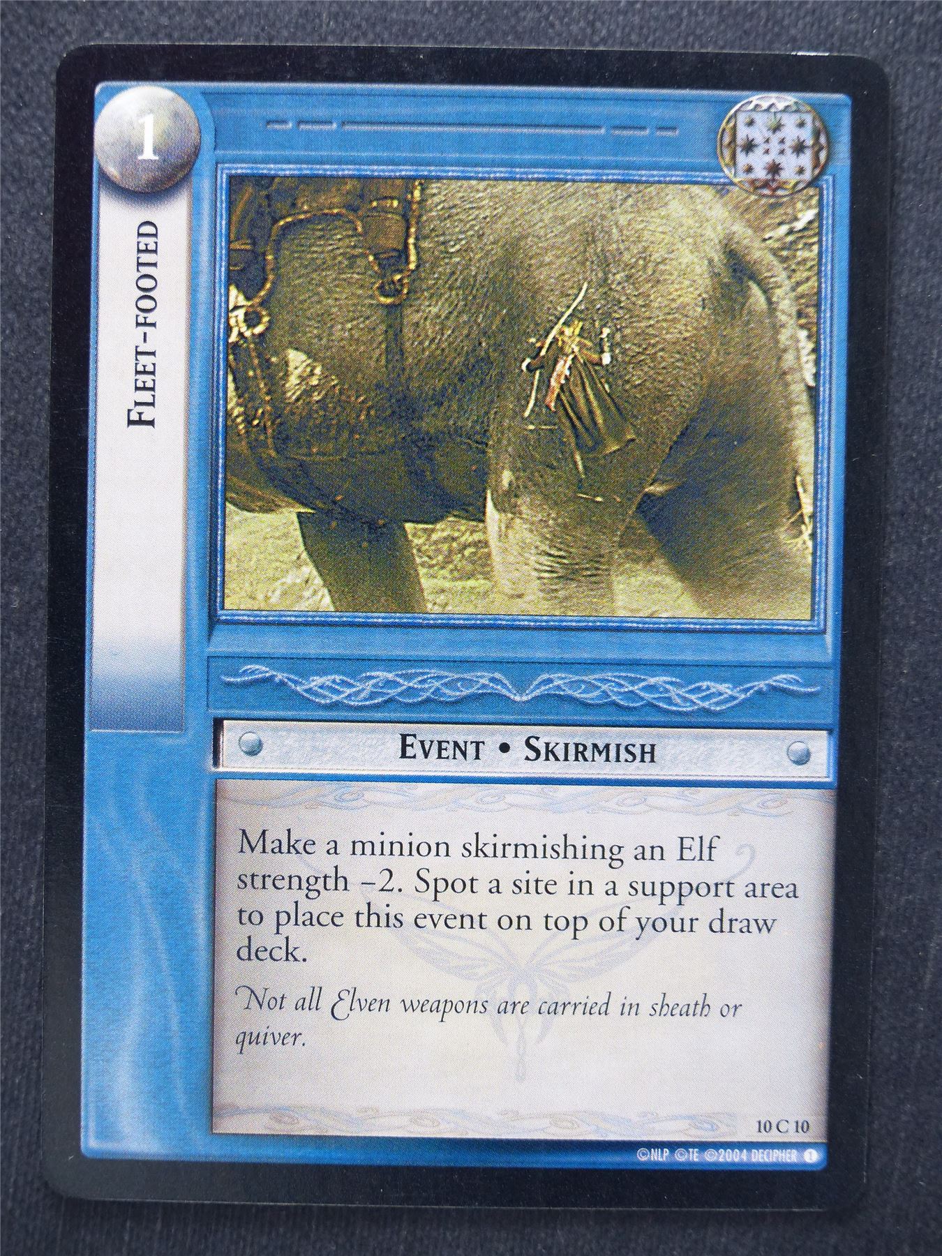 Fleet-Footed 10 C 10 - LotR Cards #U1