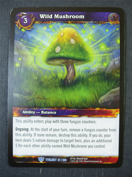 Wild Mushroom 37/220 - WoW Card #13V
