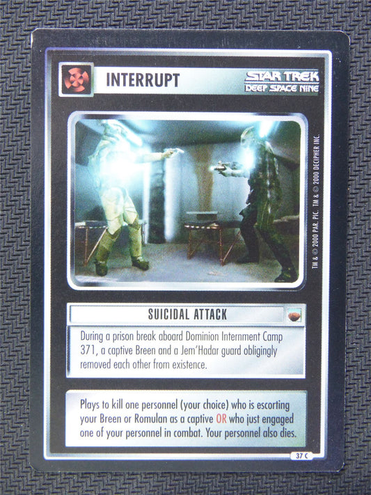 Interrupt Suicidal Attack - Star Trek CCG Deep Space Nine #549