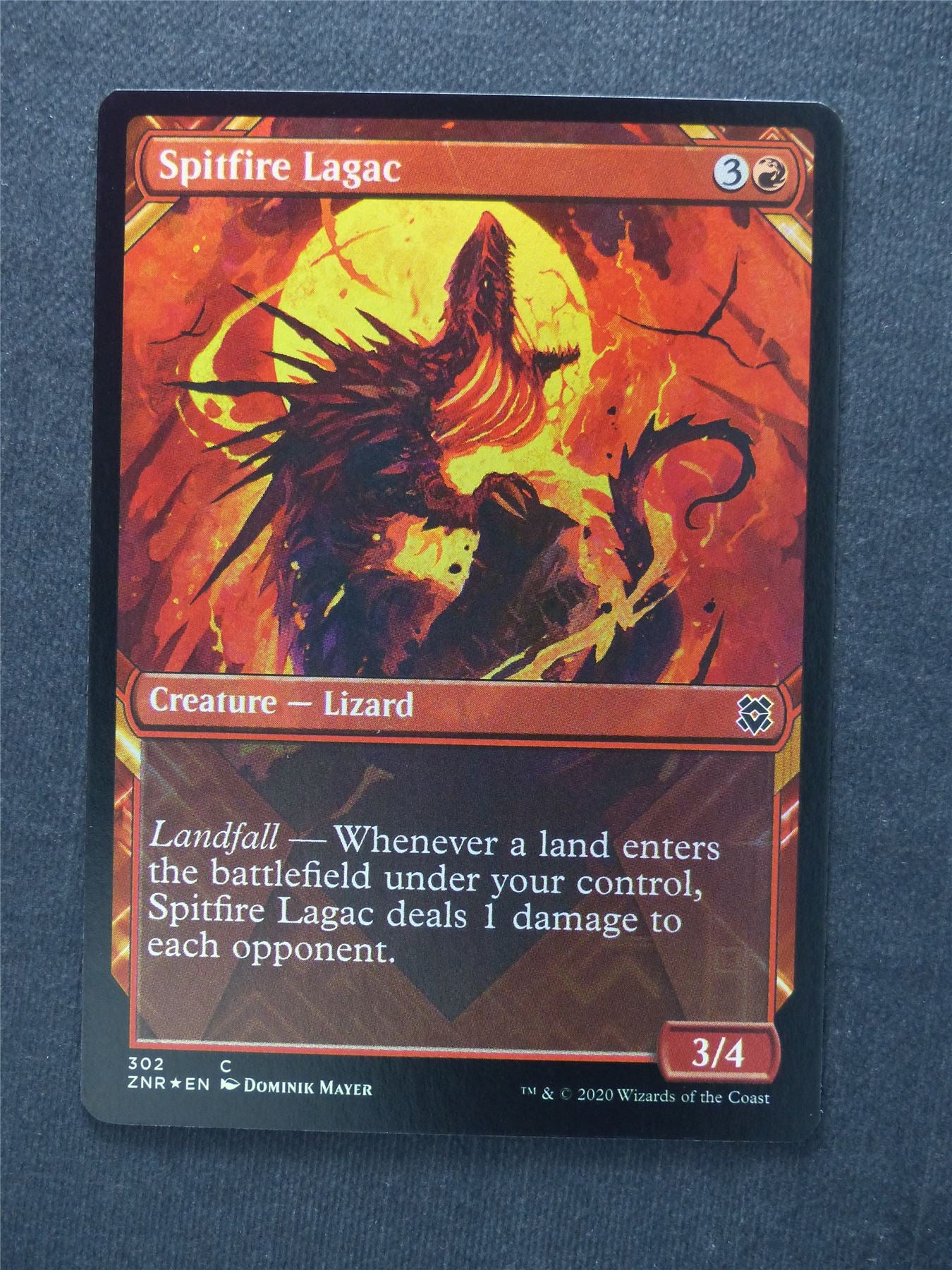 Spitfire Lagac Showcase Foil - Mtg Magic Cards #IE