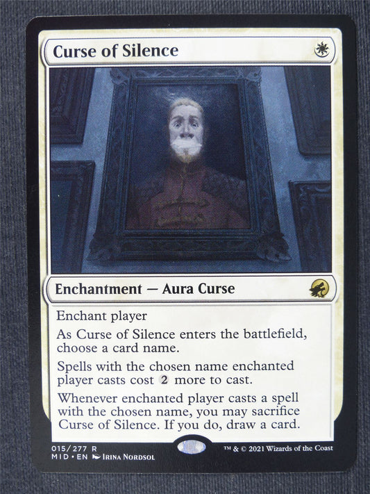 Curse of Silence - MID - Mtg Cards #3UZ