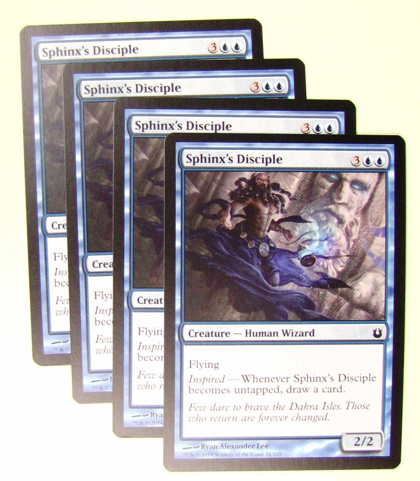 MTG Magic the Gathering Born of the Gods: Sphinx's Disciple x4