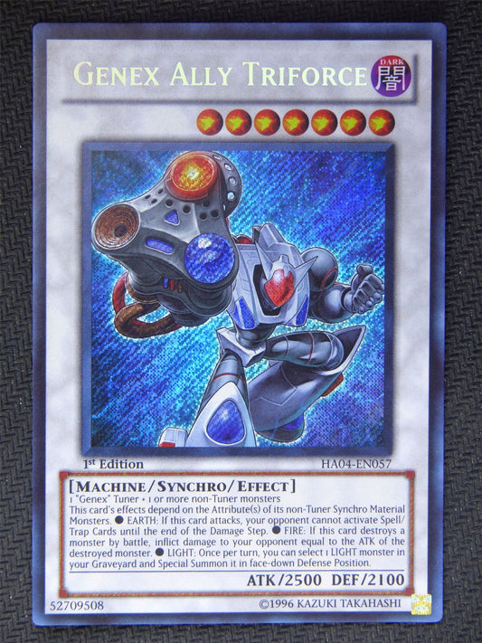 Genex Ally Triforce HA04 - Secret Rare - Yugioh Card #634