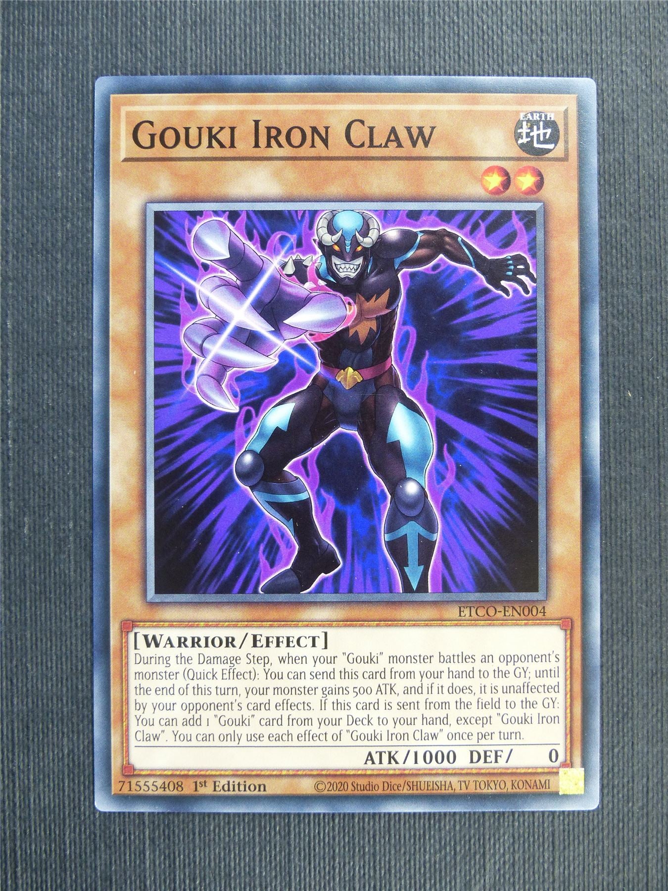 Gouki Iron Claw - ETCO - 1st ed Yugioh Card