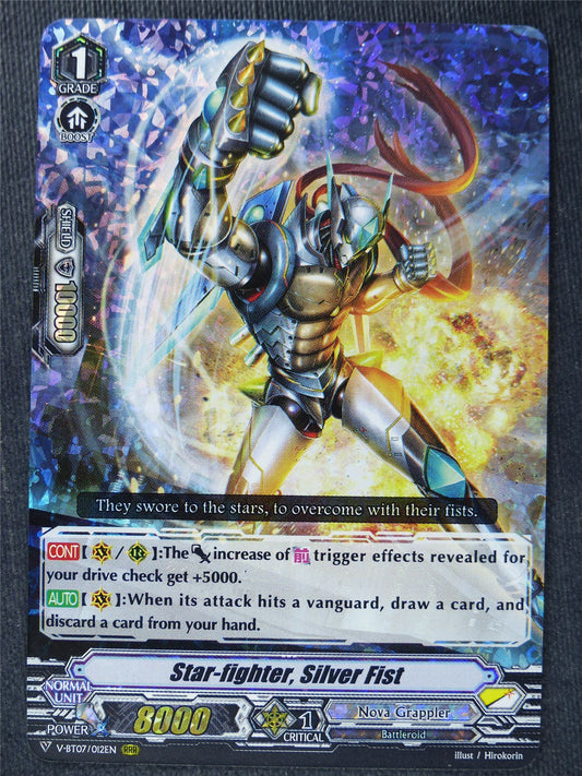 Star-Fighter Silver Fist V-BT07 RRR - Vanguard Cards #PI