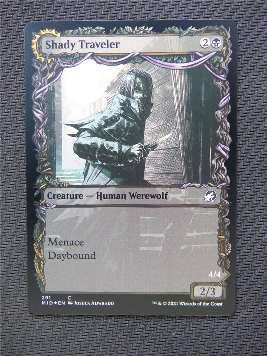 Shady Traveler Stalking Predator Foil  Showcase - Innistrad - Mtg Card #3M4