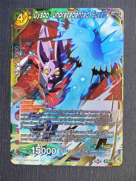 Dyspo Unprecendented Speed SR - Dragon Ball Super Cards #62O
