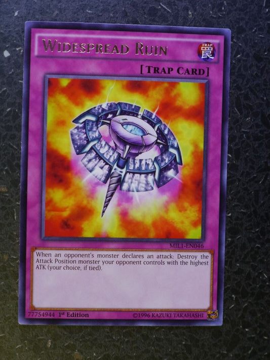 Yugioh Cards: WIDESPREAD RUIN MIL1 RARE # 3H58