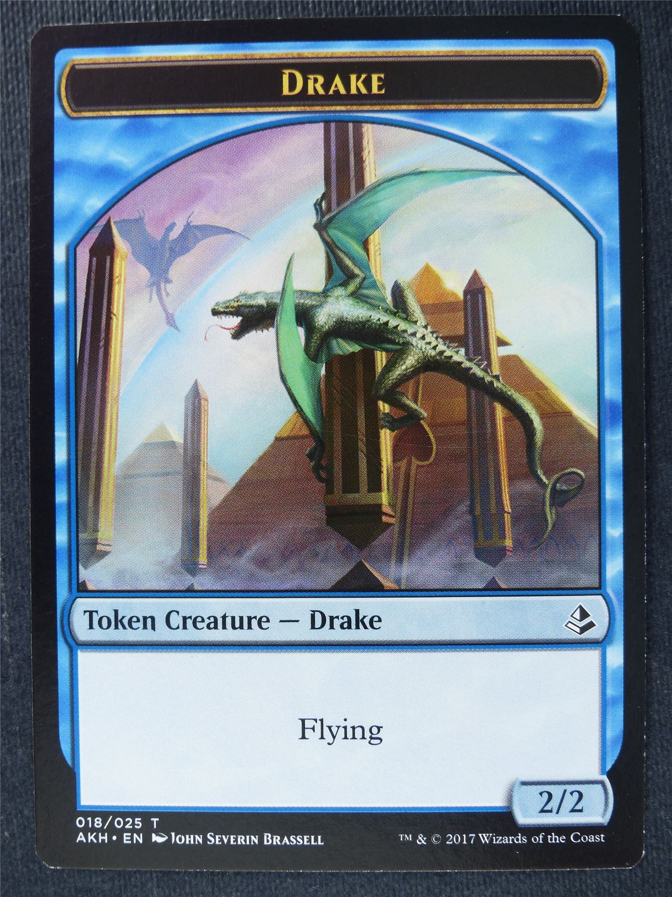 Angel of Sanctions / Drake Token - Mtg Magic Cards #1RG