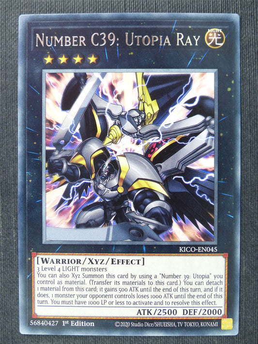 Number C39: Utopia Ray KICO Rare - 1st ed Yugioh Cards #34K