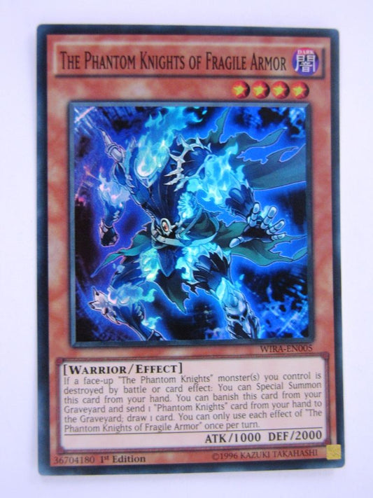 Yugioh Cards: THE PHANTOM KNIGHTS OF FRAGILE ARMOR WIRA SUPER RARE # 7G24