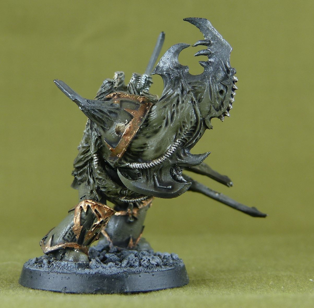 Chaos Mutilator - Painted - Death Guard - Warhammer 40K #1G