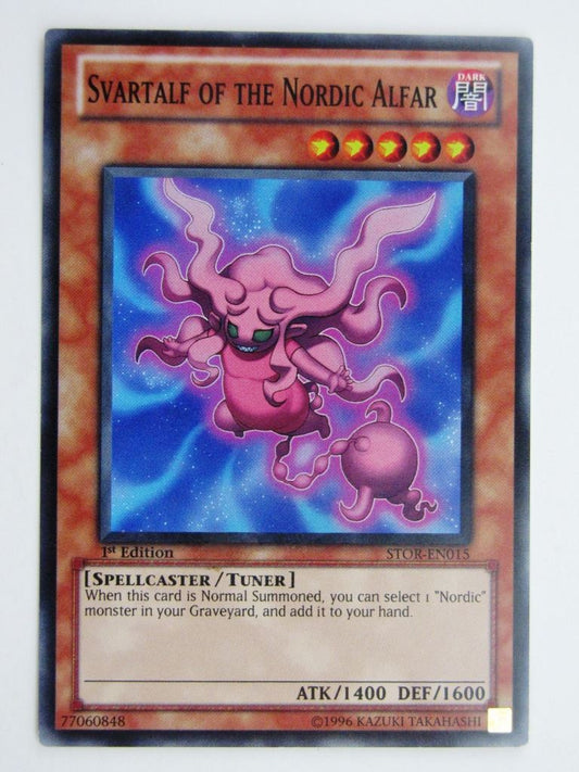 Yugioh Cards: SVARTALF OF THE NORDIC ALFAR STOR SUPER RARE # 28F97