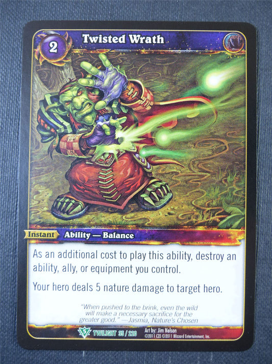 Twisted Wrath 35/220 - WoW Card #13Z