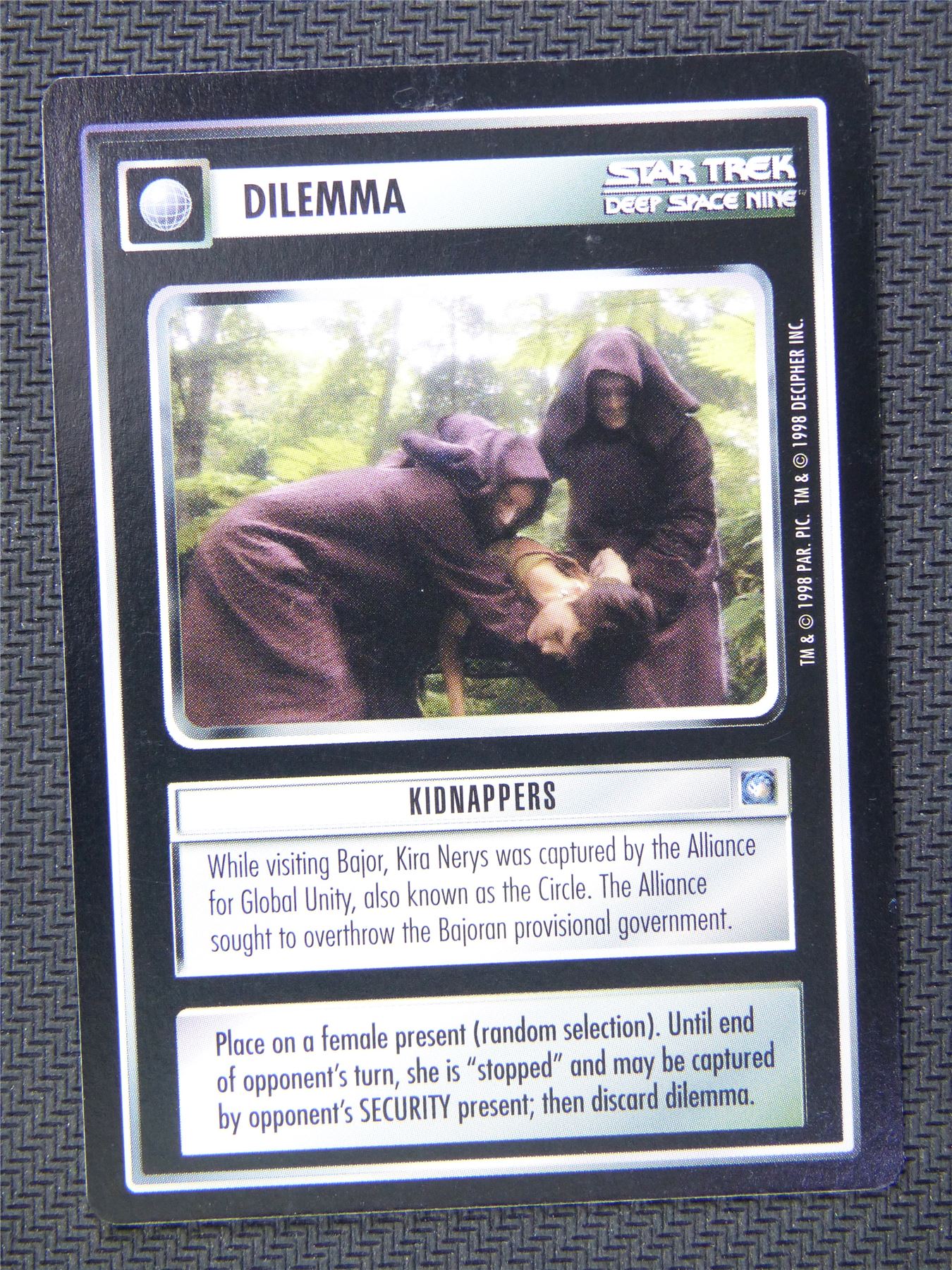 Dilemma Kidnappers - Star Trek CCG Deep Space Nine #57W