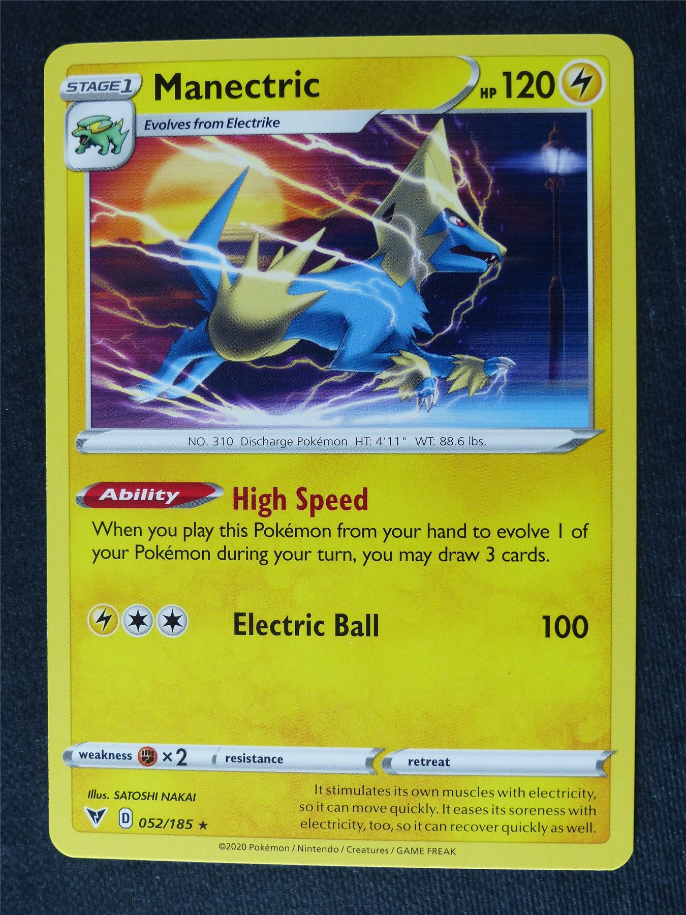 Manectric 052/185 - Pokemon Cards