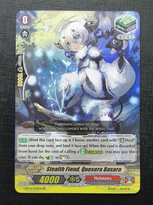 Stealth Fiend Quesera Basara G-BT14 RR - Vanguard Card # 11B91
