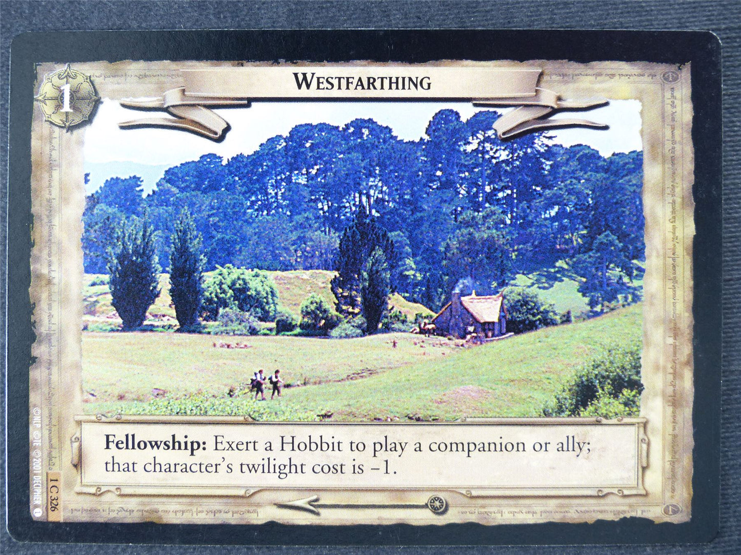 Westfarthing 1 C 326 - played - LotR Cards #H2