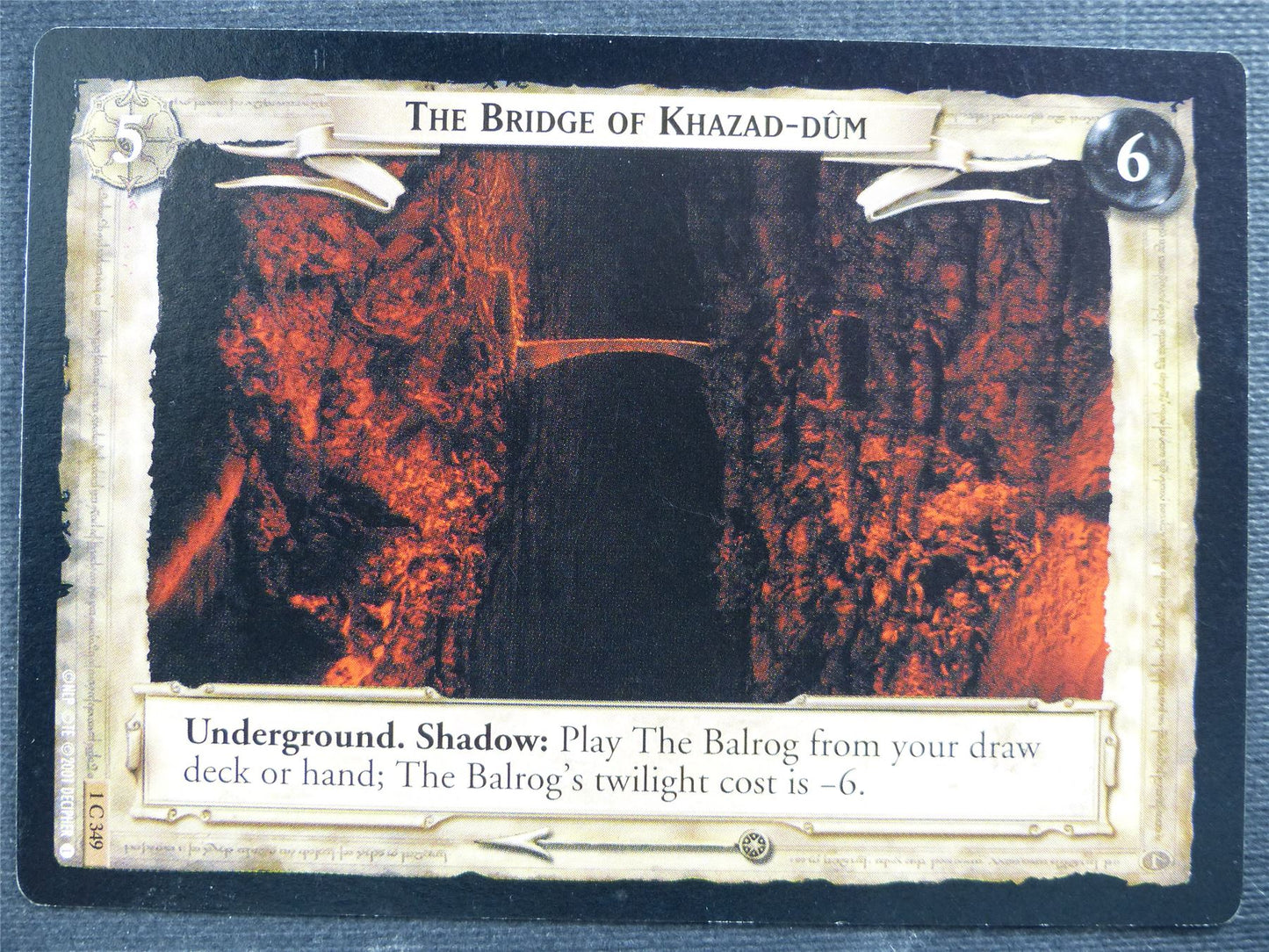 The Bridge of Khazad-Dum 1 C 349 - LotR Card #469