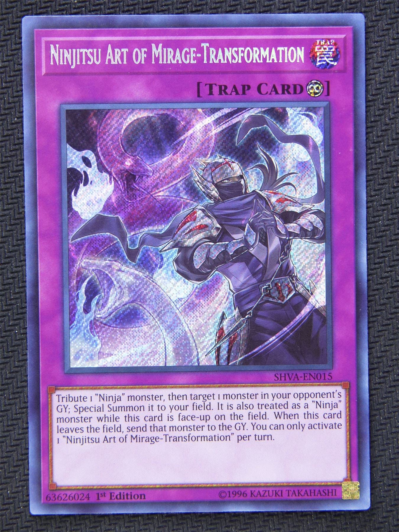 Ninjitsu Art of Mirage Transformation SHVA - Secret Rare - Yugioh Card #62V