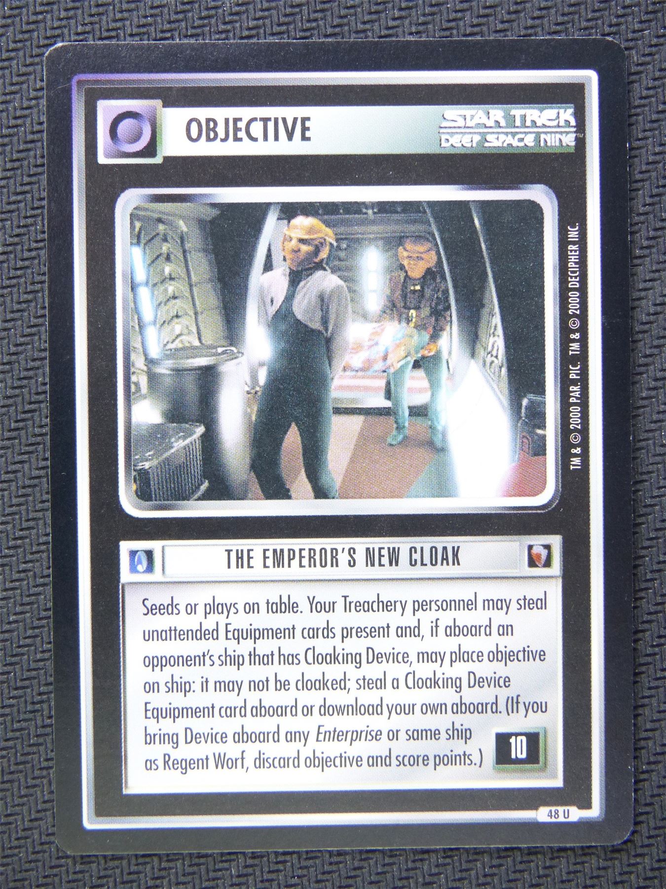 Objective Emperors New Cloak - Star Trek CCG Deep Space Nine #5BX