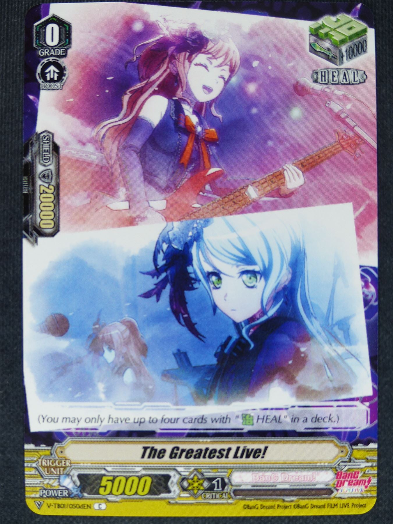 The Greatest Live! V-TB01d C - Vanguard Cards #FK