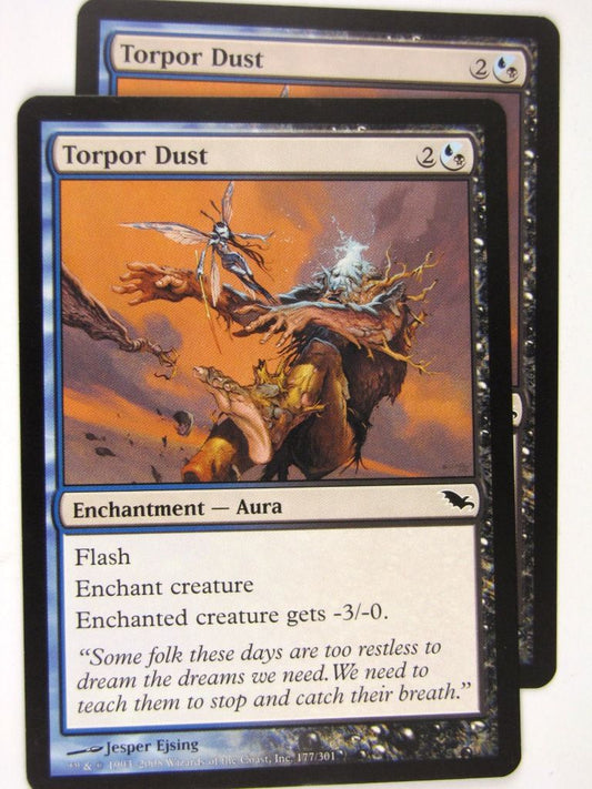 MTG Magic: the Gathering Cards: TORPOR DUST x2: SHM
