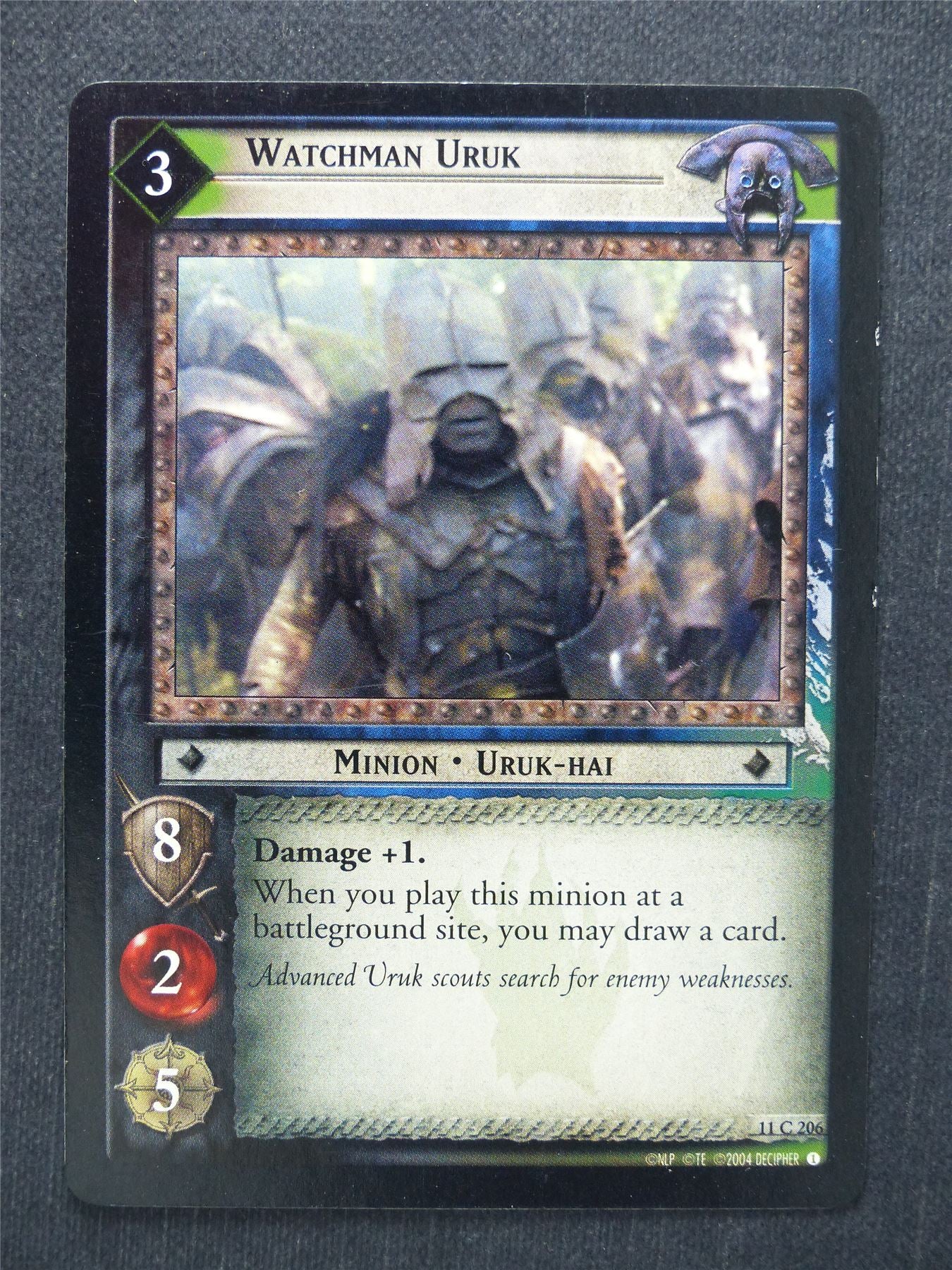 Watchman Uruk 11 C 206 - LotR Cards #MO