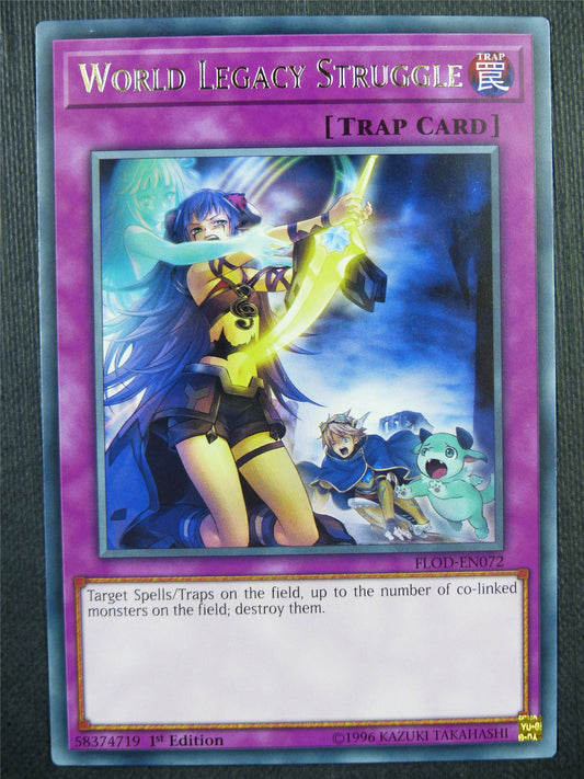 World Legacy Struggle FLOD Rare - 1st ed Yugioh Card #9C9