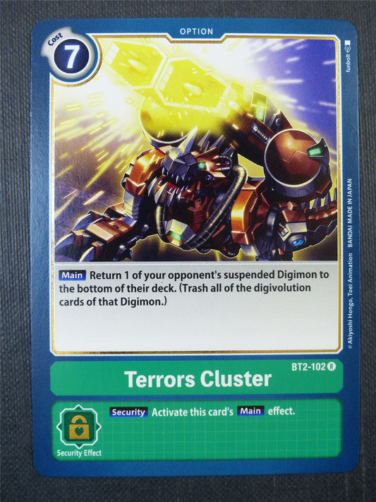 Terrors Cluster BT2-102 R - Digimon Card #90G