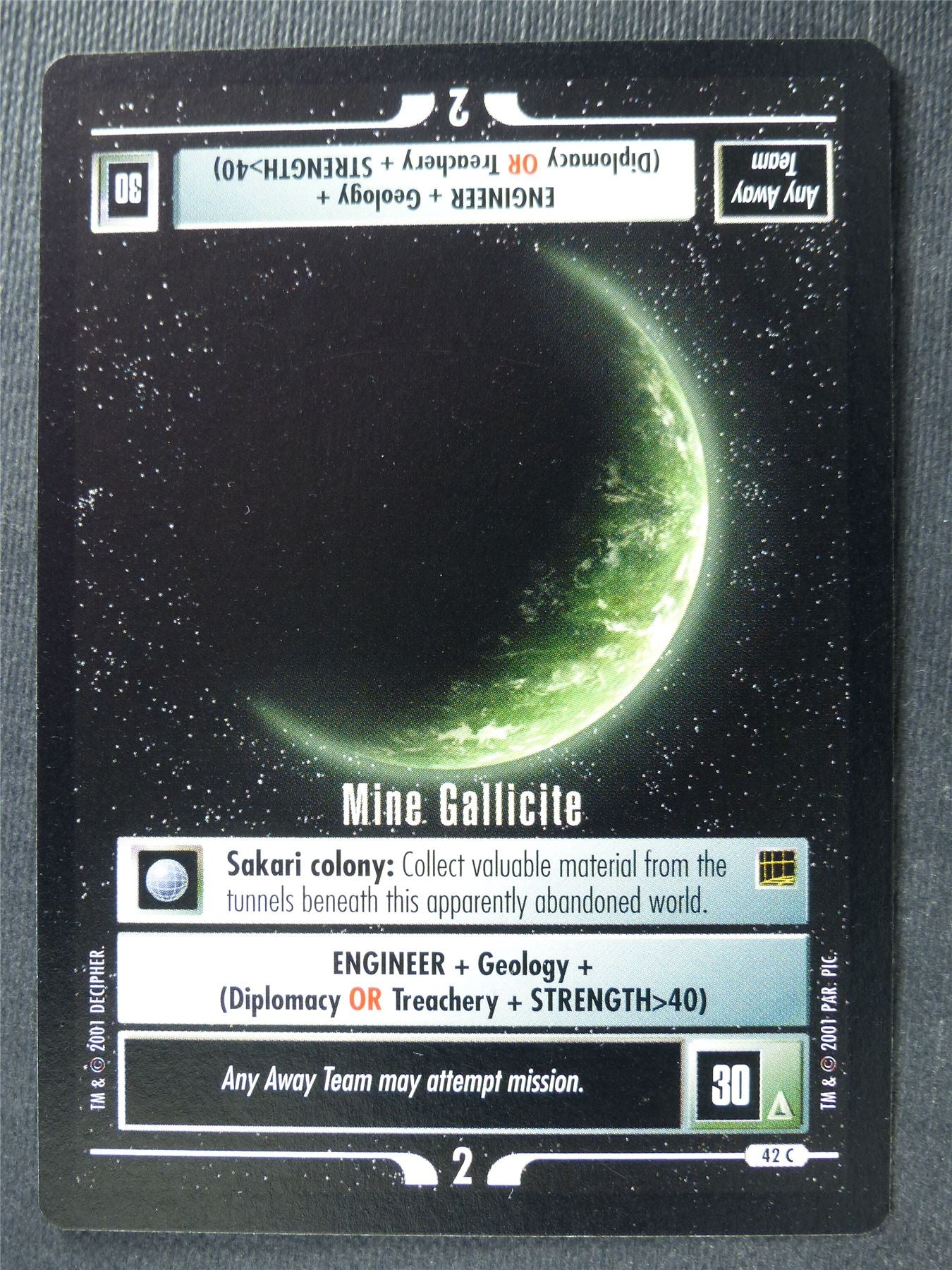 Mine Gallicite - Star Trek Card #4X8